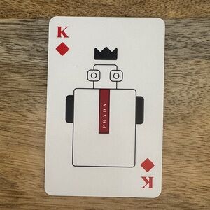 Prada King Of Diamonds Playing Card